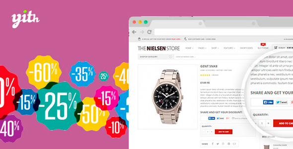 YITH WooCommerce Share for Discounts v1.6.9无限制版