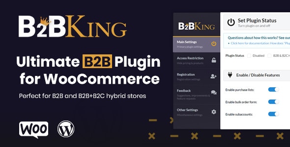 B2BKing v5.6.30(已汉化) – WordPres B2B插件