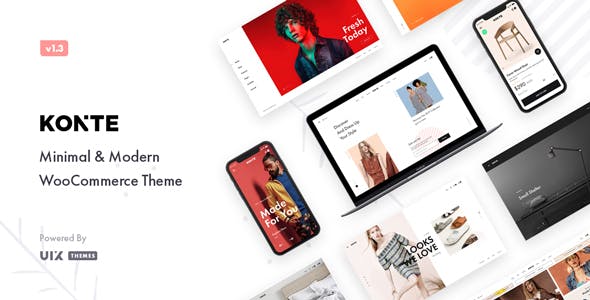 Konte v2.4.11 –WordPress最小和现代的WooCommerce 主题