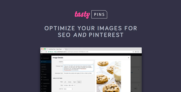 Tasty Pins v2.3（已汉化） – WordPress图像SEO插件