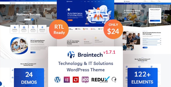 Braintech v2.7.9（已汉化95%） – WordPress技术和IT解决方案主题