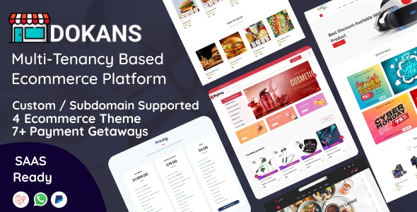 DOKANS v3.9.1无限制版 – 基于多租户的电子商务平台