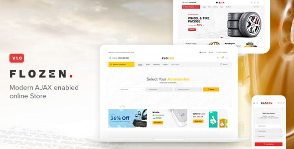 Flozen v1.5.4 – WordPress WooCommerce AJAX 主题