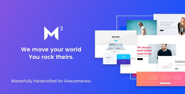 Movedo v3.6.7 –响应式多用途WordPress主题