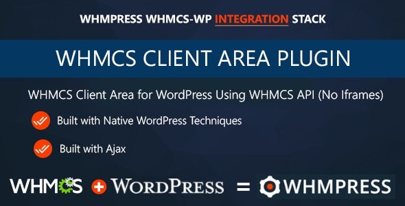 WHMCS Client Area for WordPress v4.3 Revision 7