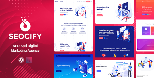 Seocify v3.8.2– WordPress SEO和数字营销机构主题