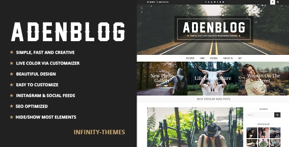 Aden v3.1.8 – WordPress博客