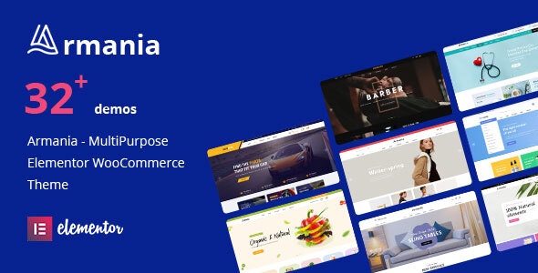 Armania v1.3.1无限制版 – 多用途Elementor WooCommerce主题