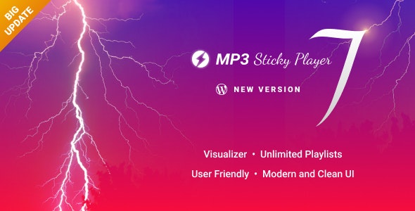 MP3 Sticky Player v8.0 – WordPress播放器插件