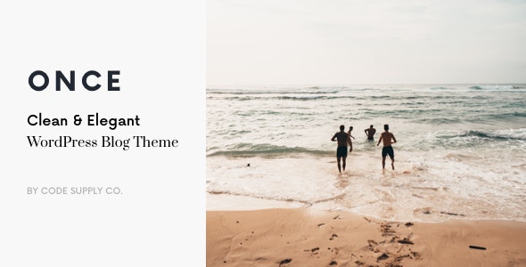 Once v1.3.0 – WordPress 干净优雅的 博客主题