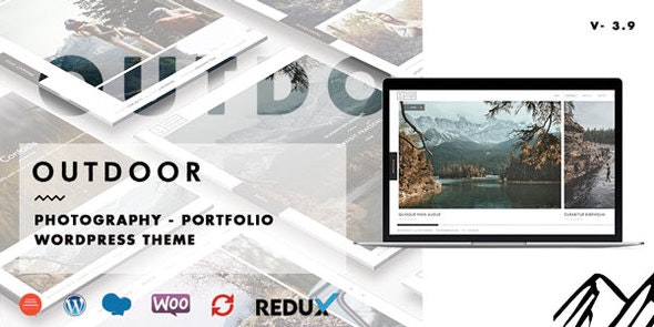 Outdoor v3.9.7 –WordPress创意摄影作品集主题