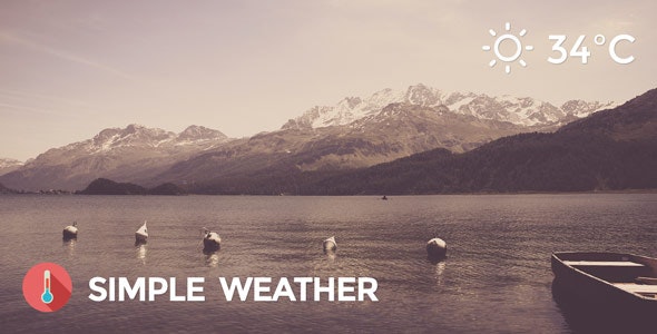 Simple Weather v4.4.4 – WordPress智能天气预报插件