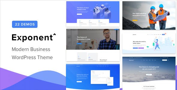 Exponent v1.3.0.9 – WordPress现代多功能商务主题