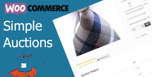 WooCommerce Simple Auctions v3.0.11（已汉化） – WooCommerce简单拍卖插件