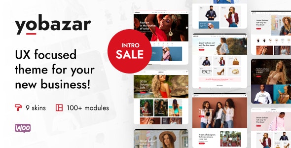 Yobazar v1.7.0（已汉化） – Elementor WooCommerce WordPress 主题