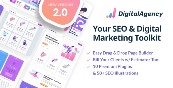 SEOWP v3.12.2 – WordPress SEO数字营销主题