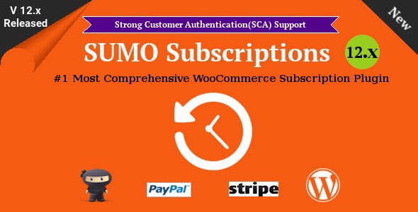 SUMO Subscriptions v17.7.0（已汉化） – WooCommerce 订阅系统插件