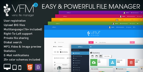 Veno File Manager v4.6.0（已汉化） – 托管和共享文件