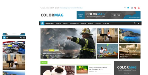 ColorMag Pro v5.2.5 – WordPress新闻主题