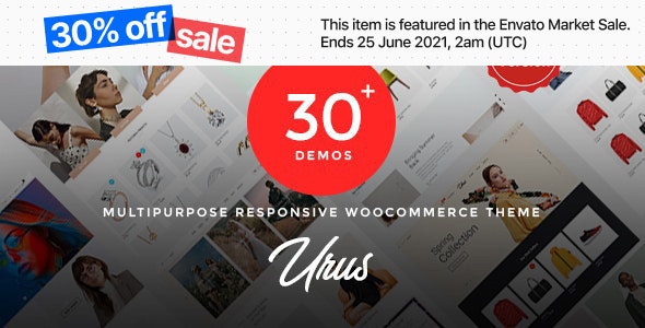 Urus v2.0.3 – 多用途响应式 WooCommerce 主题