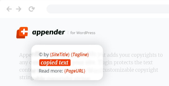 Appender v1.1.0无限制版（已汉化） – WordPres防山寨内容保护插件