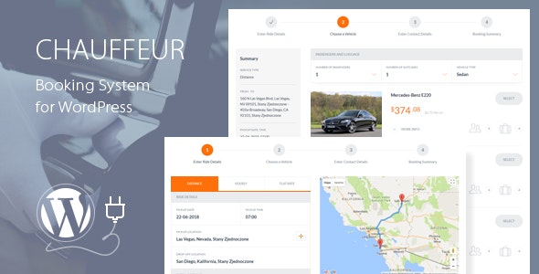 Chauffeur Booking System v9.6 – WordPress司机预订系统插件