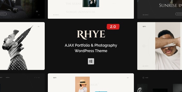 Rhye v4.4.0 – AJAX Portfolio WordPress 主题
