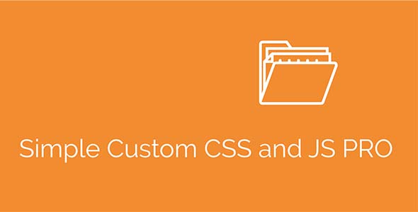Simple Custom CSS and JS Pro v4.41.1 – 简单的自定义 CSS 和 JS插件