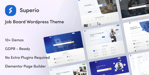 Superio v1.3.35 – WordPress工作板主题