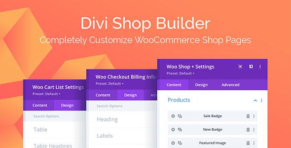 Divi Shop Builder v2.2.52（已汉化） – WooCommerce 商店、购物车和结帐页面插件