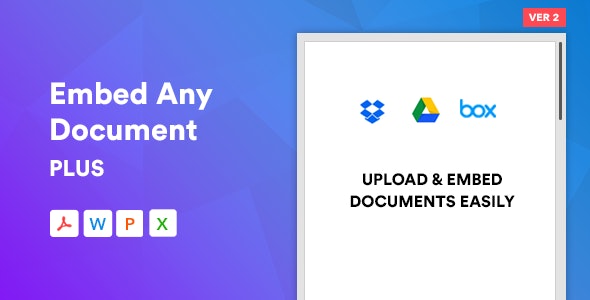 Embed Any Document Plus v2.8.5（已汉化） – WordPress文档插件