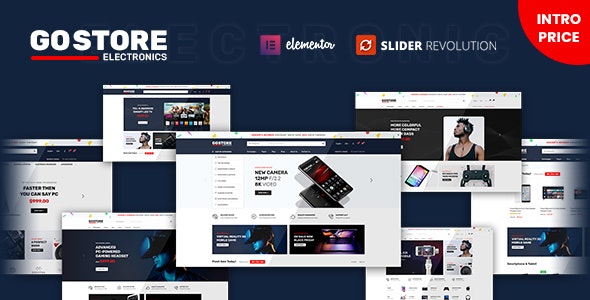GoStore v1.7.2 – Elementor WooCommerce WordPress 主题