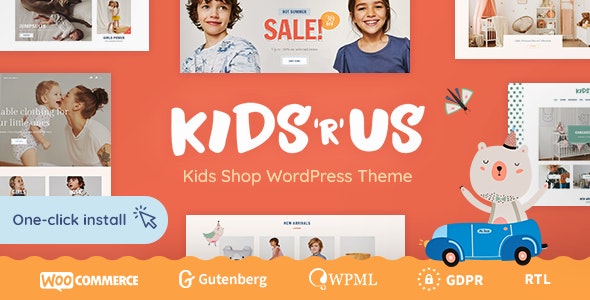 Kids R Us v1.0.9 – 玩具店和儿童服装店主题