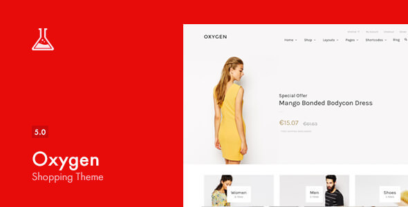 Oxygen v6.1.0 – WooCommerce WordPress 主题