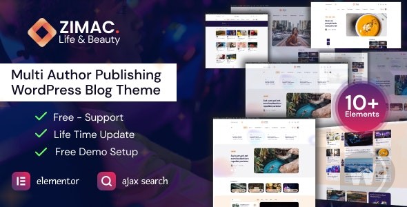 Zimac v1.0（已汉化） – WordPress Multiposting 新闻主题