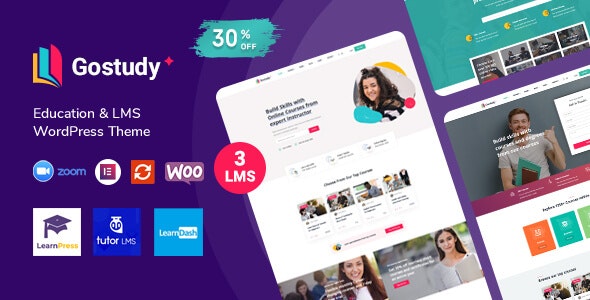 Gostudy v2.5.5 – WordPress教育主题