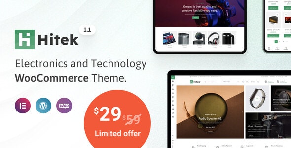 Hitek v1.8.2无限制版 – 电子 WooCommerce 主题
