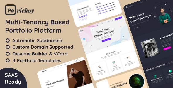 Porichoy v1.7无限制版 – 基于多租户的投资组合生成器平台 (SAAS)