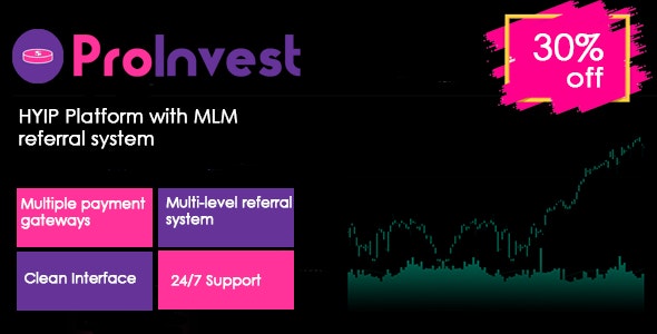 ProInvest v3.7 无限制版 – 加密货币和在线投资平台