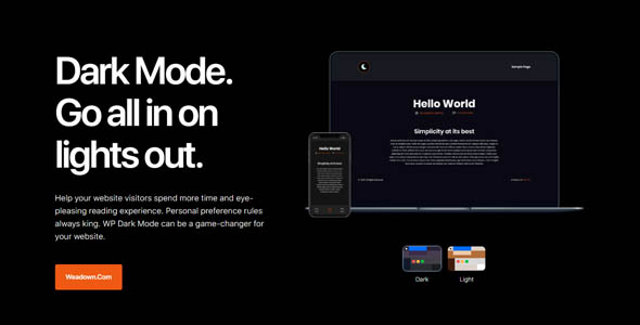 WP Dark Mode Ultimate v4.0.16（已汉化）