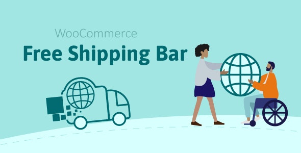WooCommerce Free Shipping Bar v1.3.2（已汉化） – WooCommerce 增加平均订单价值插件