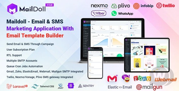 Maildoll v6.11.7（已汉化） – 电子邮件和短信营销源码