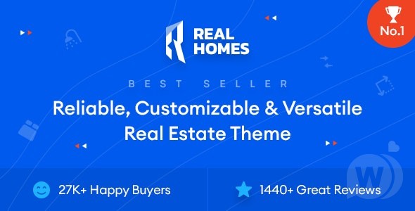 Real Homes v4.3.7无限制版（已汉化） – WordPress房地产模板