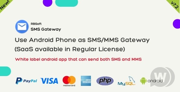 SMS Gateway v10.0无限制版（已汉化） – 将您的 Android 手机用作 SMS / MMS 网关 (SaaS)