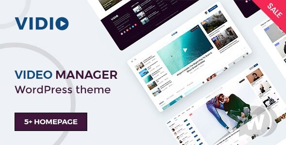 Vidio v1.4.6 – 视频管理器 WordPress 主题