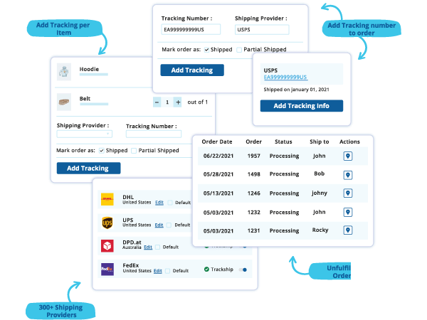 AST Fulfillment Manager ( FORMERLY Advanced Shipment Tracking Pro ) (AST) v5.0.5（已汉化） – WooCommerce订单跟踪物流同步插件