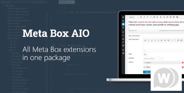 Meta Box AIO v3.11.0（已汉化） – WordPress 元框和自定义字段插件