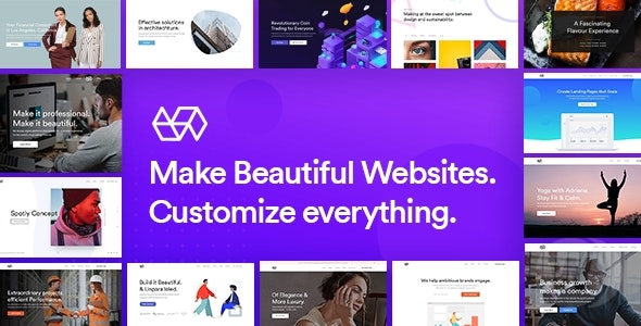 Webify v4.5无限制版 – Universal Elementor WordPress 主题
