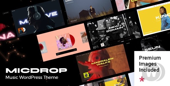 Micdrop v1.1 – WordPress 音乐主题