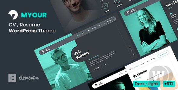 Myour v1.3.9 – WordPress 简历主题